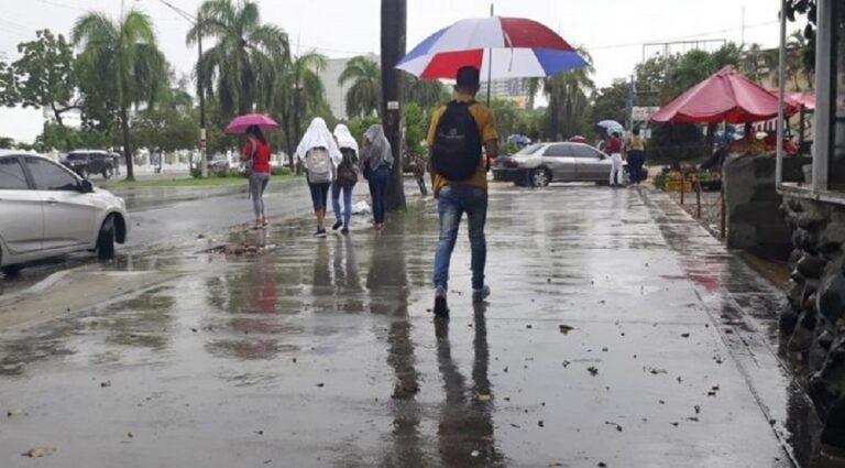 Onamet pronostica lluvias débiles y dispersas para este sábado en algunas zonas del país
