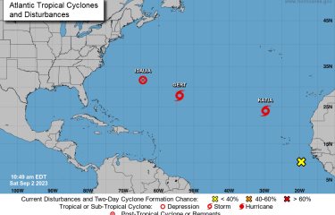 Se forma la tormenta tropical Katia y Gert resiste fortalecida