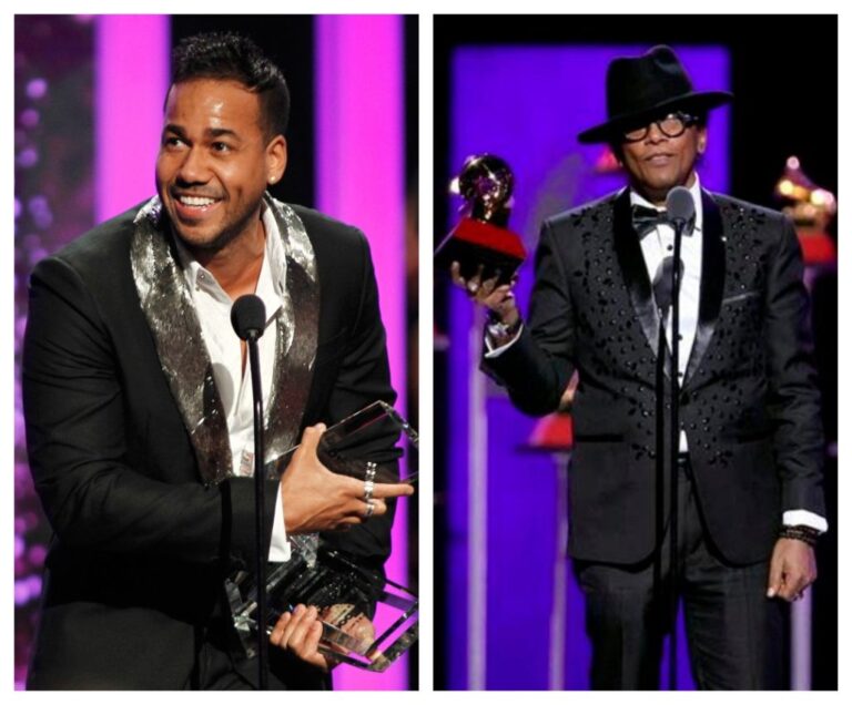 Romeo Santos y Sergio Vargas galardonados en los Grammy Latino 2023