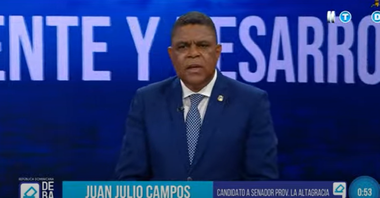 El aspirante a senador por la alianza “Rescate RD” en provincia La Altagracia, Juan Julio Campos, dijo que el Medio Ambiente en la RD es un tema indispensable para el desarrollo del país.